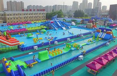 探索充气水上冲关组合 乐趣与安全的完美结合